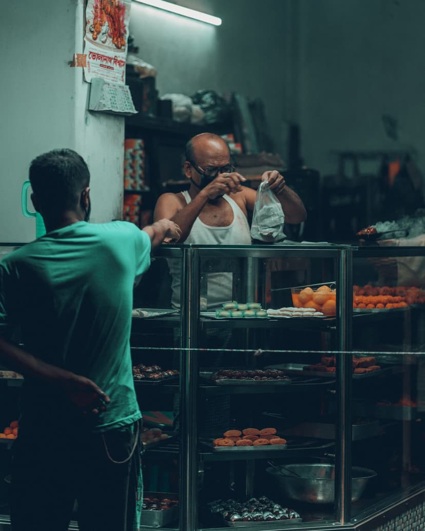 Baked goods for a small bakery business